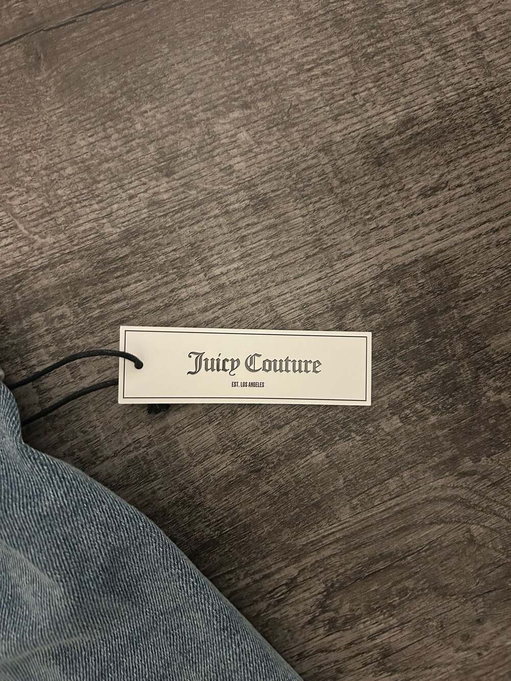 Juicy Couture Belted Denim Cargo Mini Skirt - Picture 4 of 5